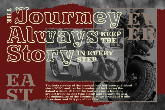 Evereast Collection Font - Preview 1