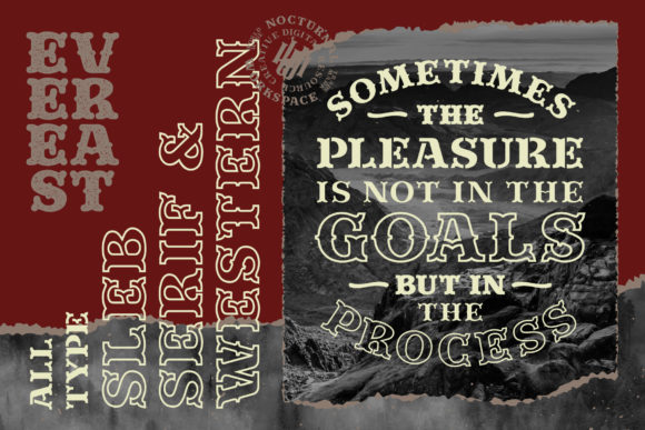 Evereast Collection Font - Preview 6