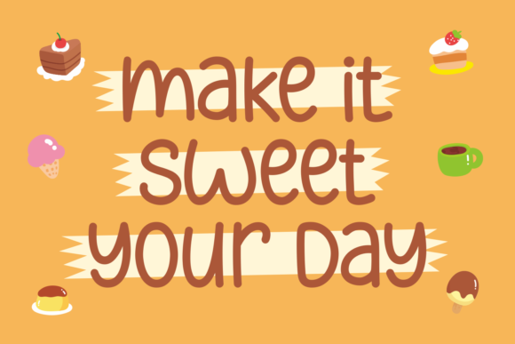 Favourite Cookies Font font preview - 2