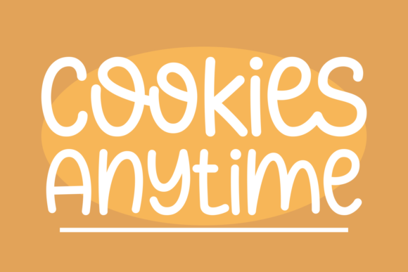 Favourite Cookies Font font preview - 3