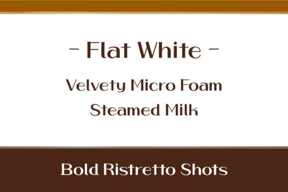HU Flat White Font PNG with transparent background - Preview 1