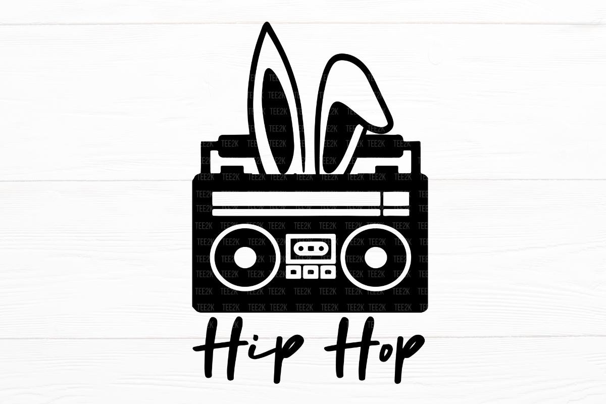 Hip Hop Cool Bunny Easter SVG Graphic by AppearanceCraft · Creative Fabrica