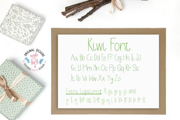 Kiwi Font PNG with transparent background - Preview 1