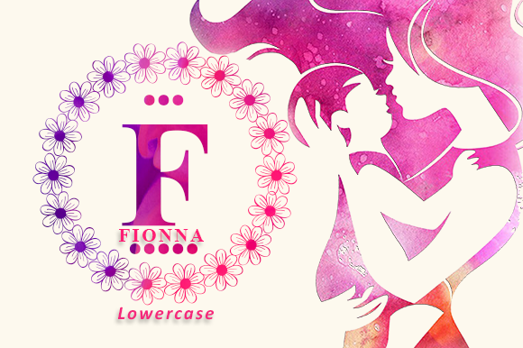 Moms Day Monogram Font PNG with transparent background - Preview 3