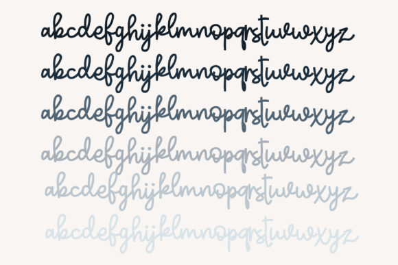 PN Pillowcase Font PNG with transparent background - Preview 4