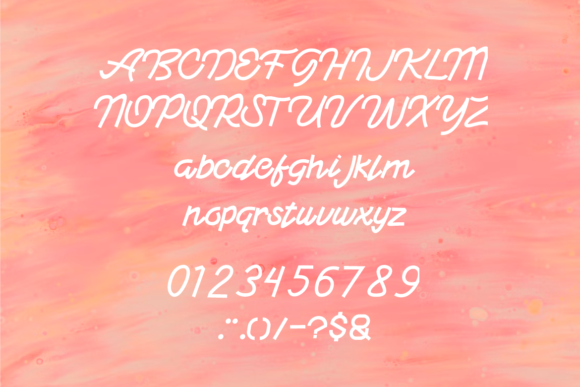 Ainisti Font PNG with transparent background - Preview 1