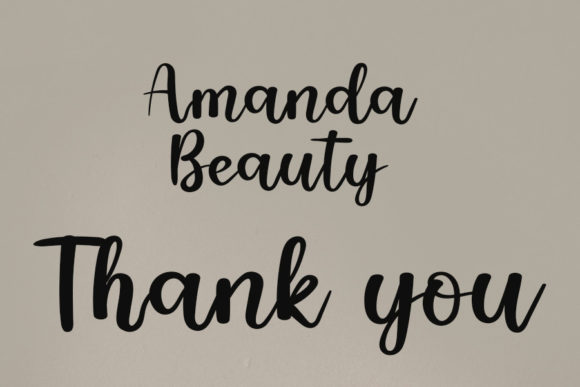 Amanda Beauty Font - Preview 5