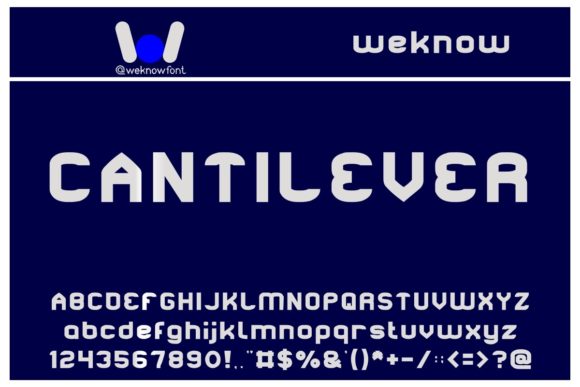 Architecture Font - Preview 1