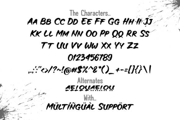 Aullya Gedabrush Font - Preview 4