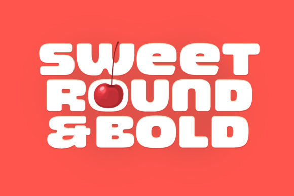 Coral Candy Font PNG with transparent background - Preview 1
