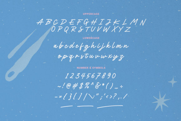 Daily Spark Font PNG with transparent background - Preview 2
