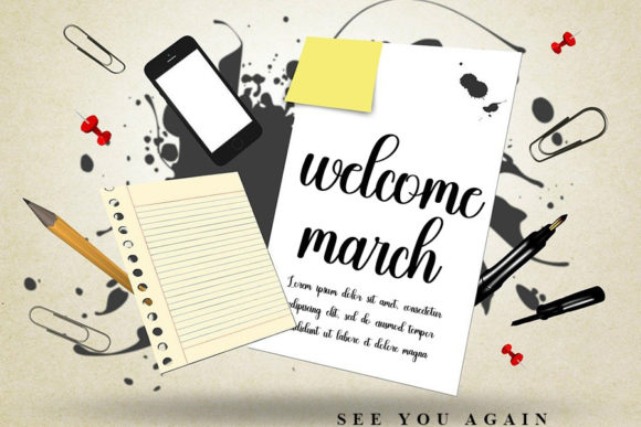 Danylla Font PNG with transparent background - Preview 4