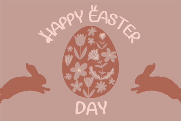 Easter Bunny Hoppy Font - Preview 2