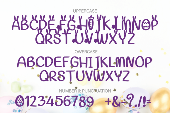 Easter Bunny Hoppy Font - Preview 3