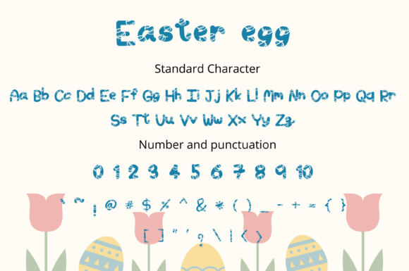 Easter Egg Font - Preview 2