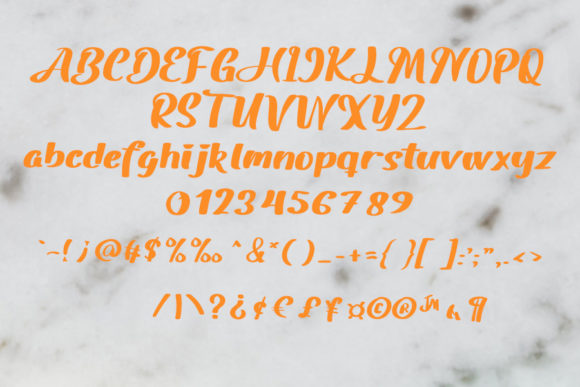 Fresh Fruit Font - Preview 3