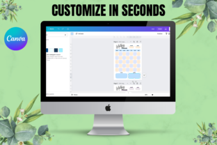 Monthly Planner Printable Canva Template Graphic by Florid Printables ...