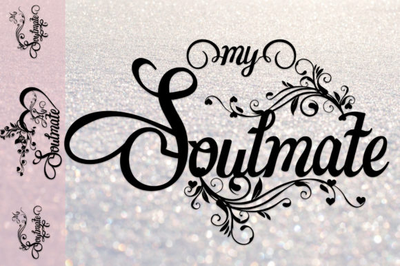 My Soulmate Font PNG with transparent background - Preview 2