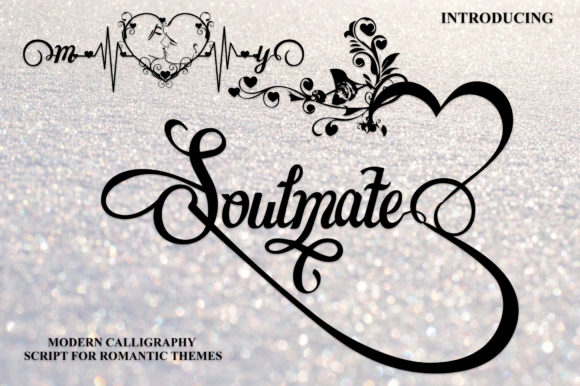 My Soulmate Font PNG with transparent background - Preview 1