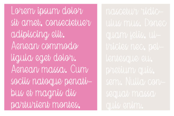 Pink Elephant  Font PNG with transparent background - Preview 3