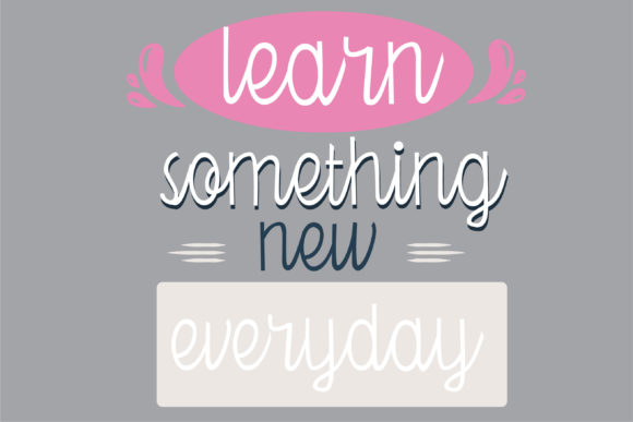 Pink Elephant  Font PNG with transparent background - Preview 5