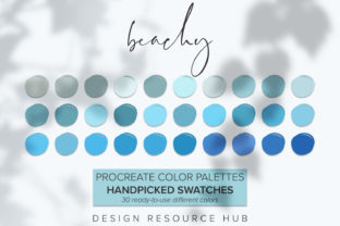 Procreate Color Palette: Beachy Graphic by Design Resource Hub ...
