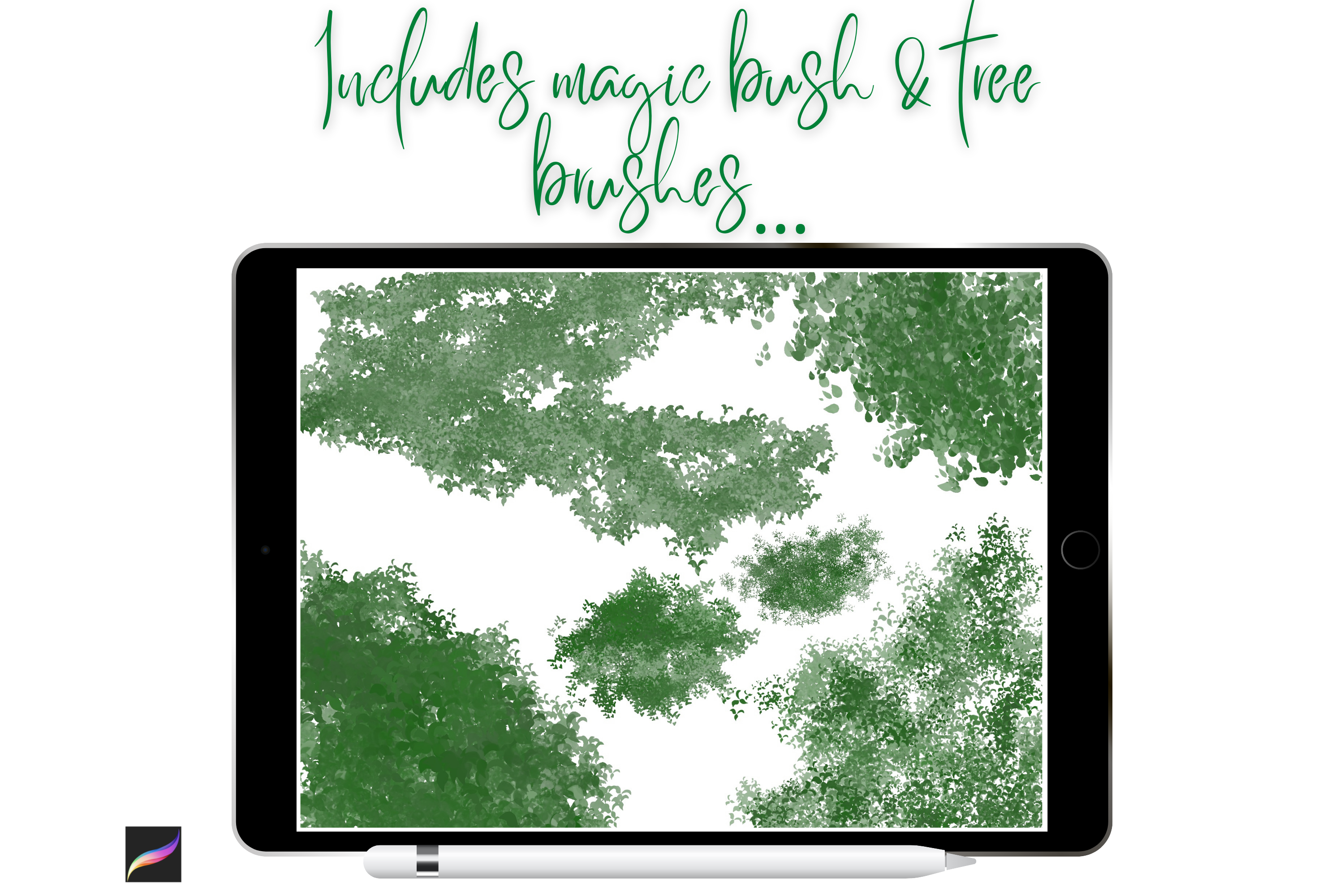 Procreate Nature Brushes X 75 - photo 5