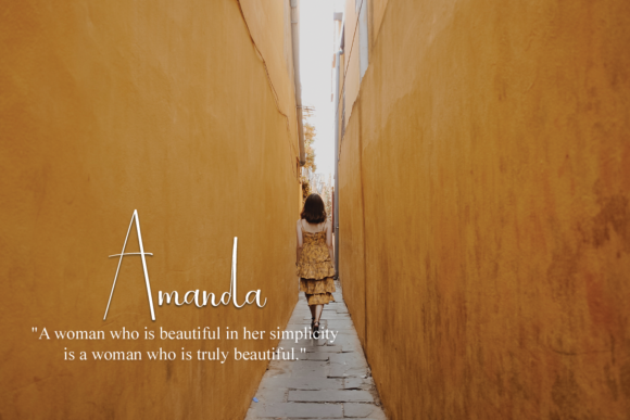 Amanda Font - Preview 3
