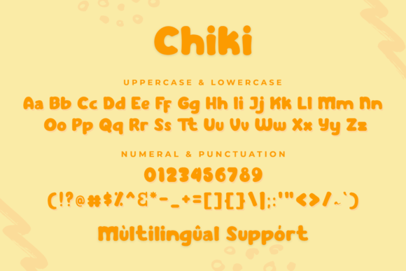 Chiki Font - Preview 6