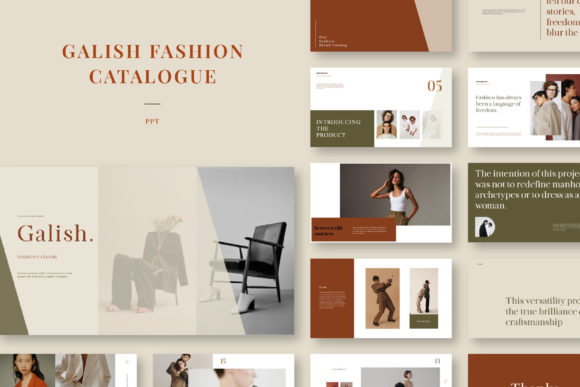Preview of Galish Fashion Presentation fashion presentation template