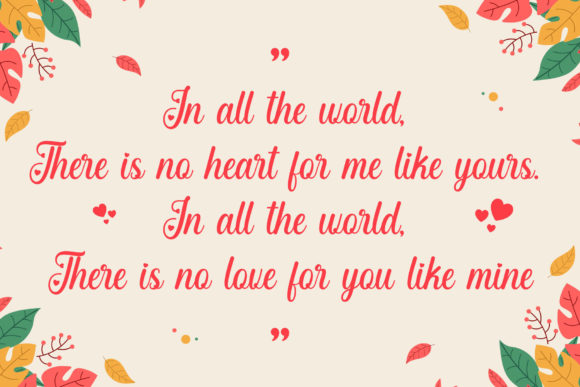 Angelia Beauty Font PNG with transparent background - Preview 3