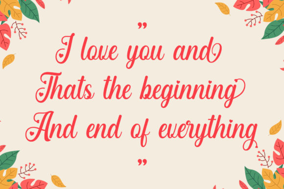Angelia Beauty Font PNG with transparent background - Preview 4