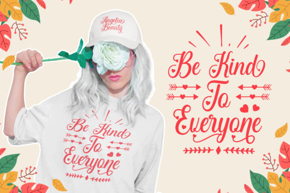 Angelia Beauty Font PNG with transparent background - Preview 5