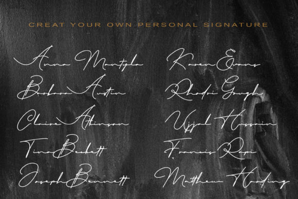 Bielsa Signature Font - Preview 6