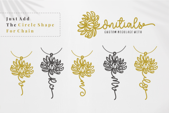 Christine Birth Flower Duo Font - Preview 2
