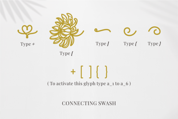Christine Birth Flower Duo Font - Preview 6