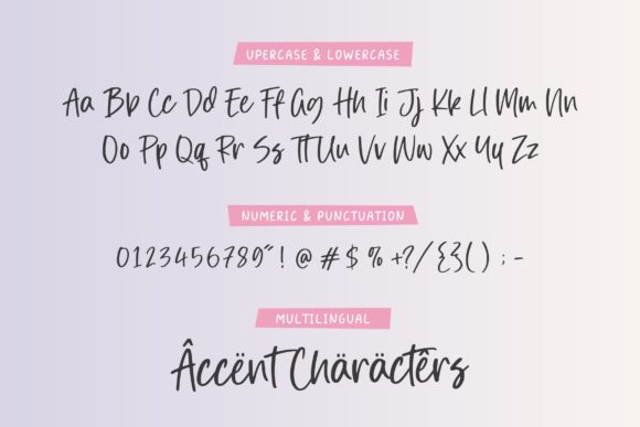 Dimelike Font PNG with transparent background - Preview 5