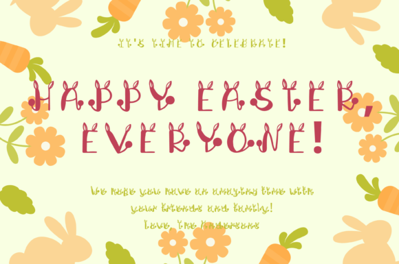 Easter Funny Style Font - Preview 4
