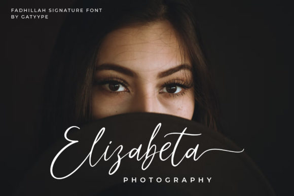Fadhillah Signature Font - Preview 3