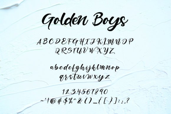 Golden Boys Font - Preview 4