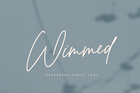 Henderson Script Font PNG with transparent background - Preview 1