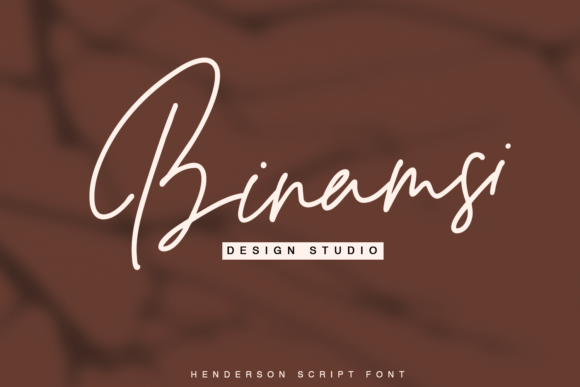 Henderson Script Font PNG with transparent background - Preview 3
