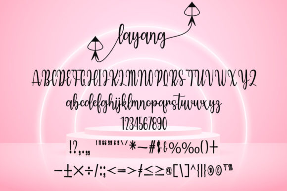 Layang Font PNG with transparent background - Preview 3