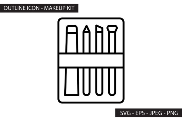 Makeup Kit Outline Icon Graphic by SIKEY STUDIO · Creative Fabrica