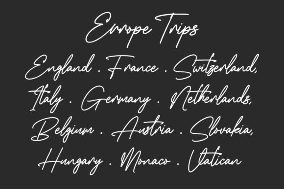 Munichly Script Font PNG with transparent background - Preview 4
