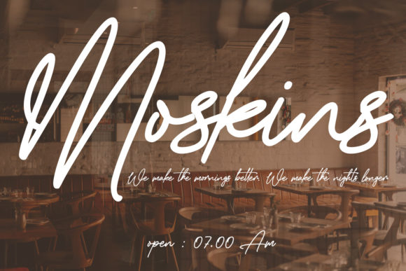Munichly Script Font PNG with transparent background - Preview 5