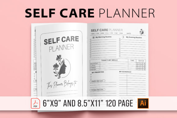 Self Care Planner Graphic by GN Shop · Creative Fabrica