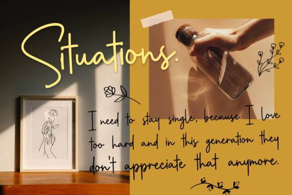 Silentclaire Font PNG with transparent background - Preview 3
