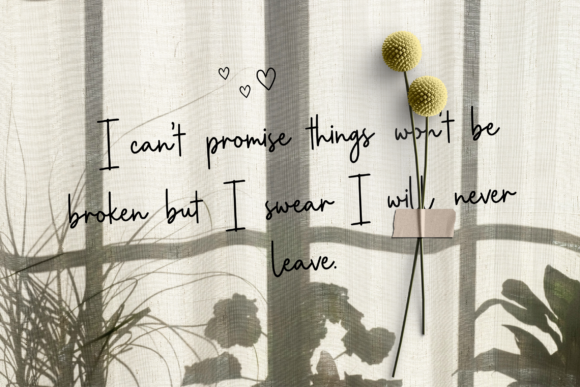 Silentclaire Font PNG with transparent background - Preview 6