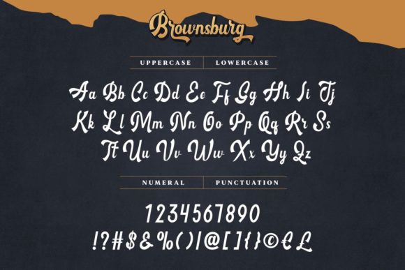 Brownsburg Font - Preview 3